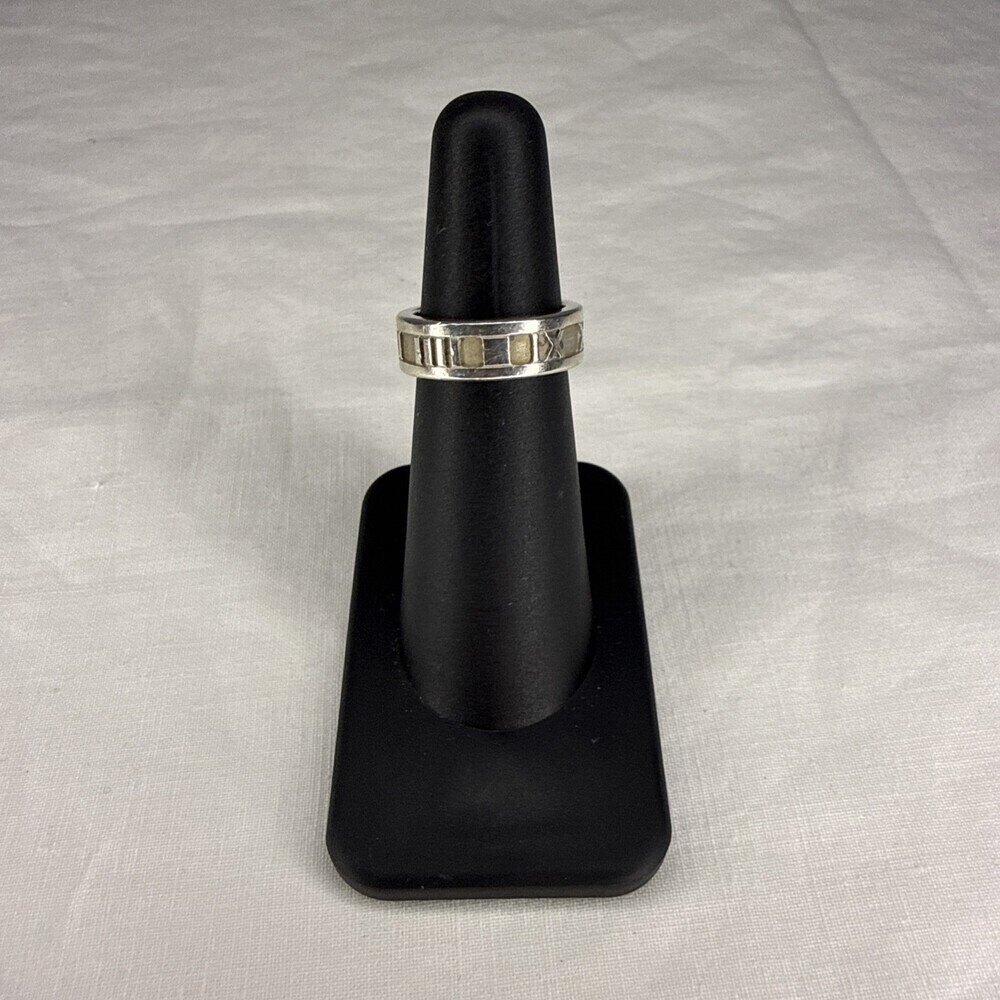 Tiffany & Co Atlas 1995 Ring Sterling Silver Size 4.75